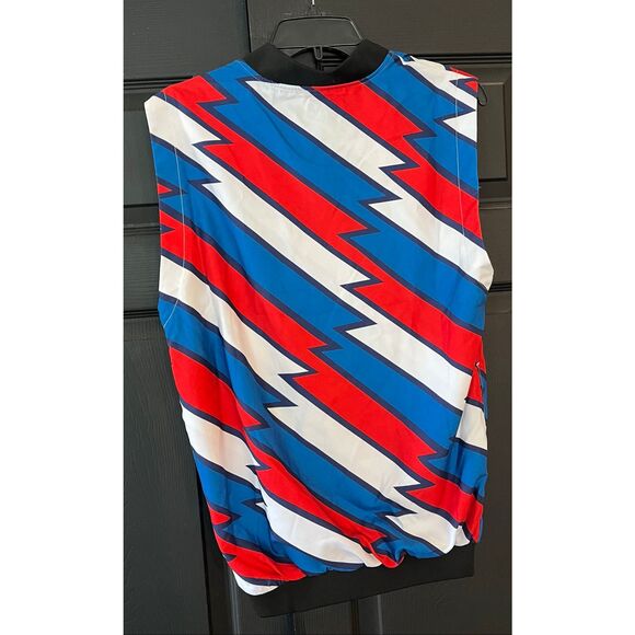 Loudmouth Golf Red, White & Blue Zigzag Vest - XS - Picture 2 of 4